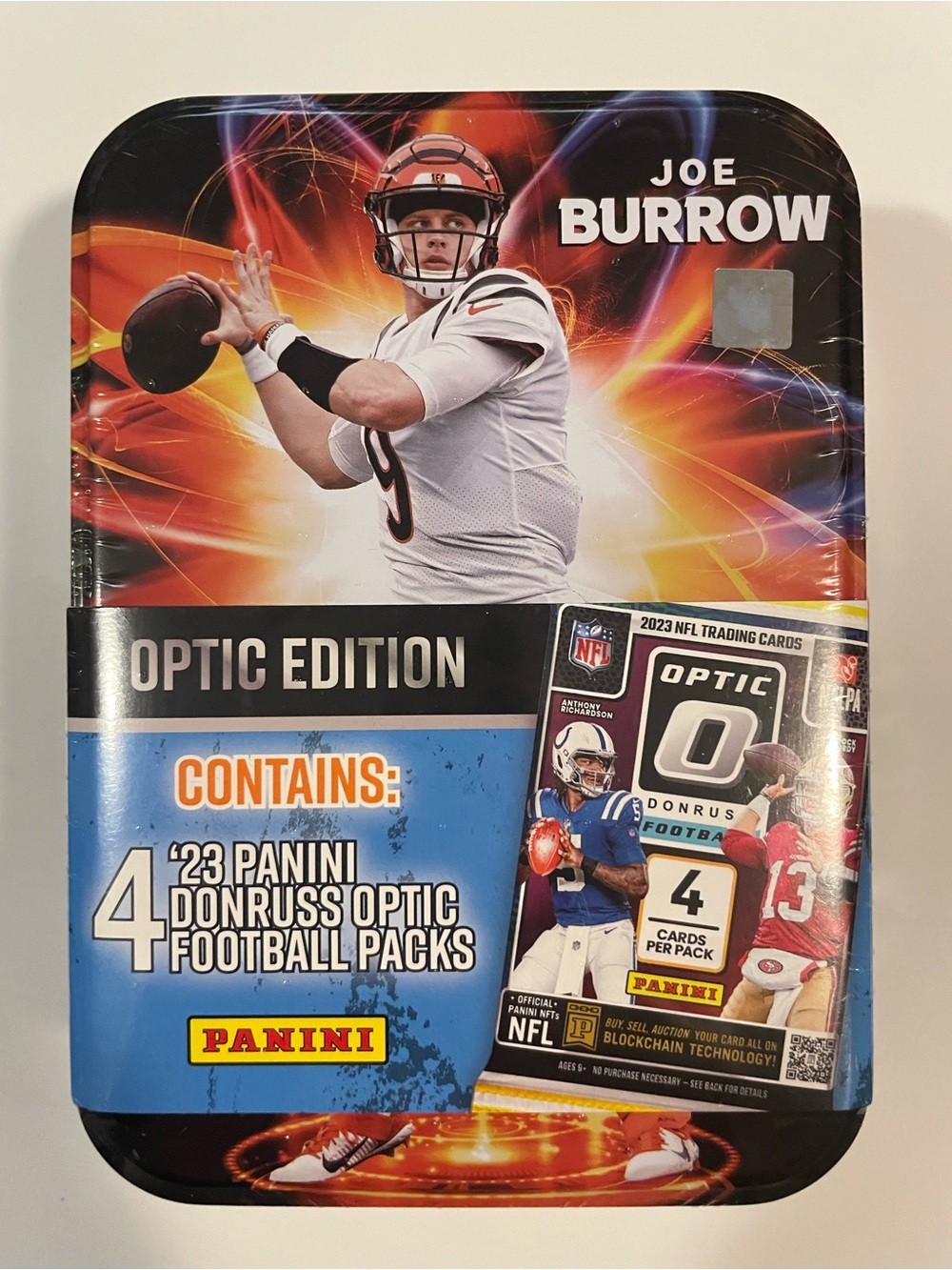 Panini Donruss Optic Collectors Edition Joe Burrow Tin